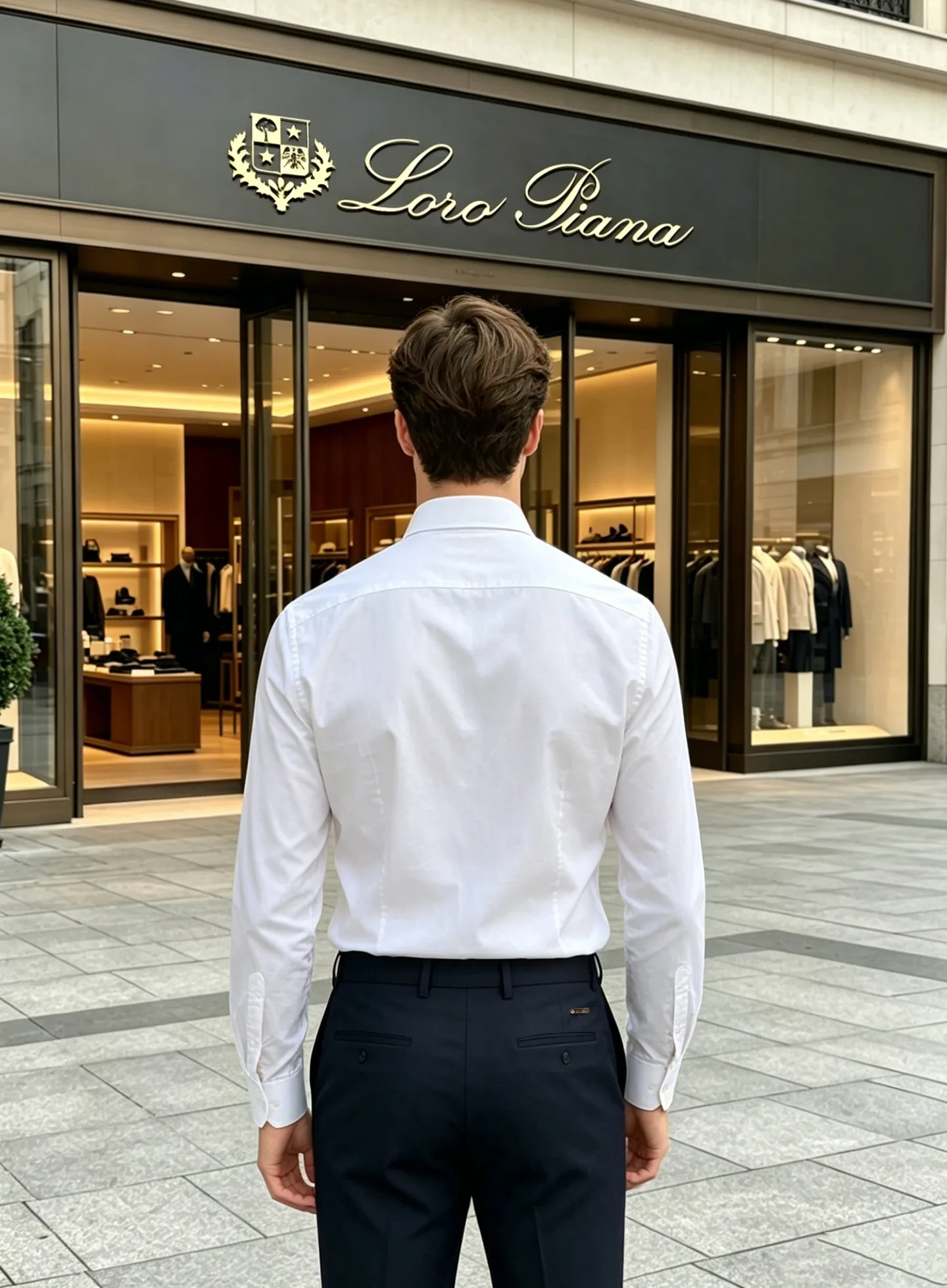 A set of ⚜️Loro Piana colored textile light luxury new suit 🤵Order from a foreign trade company! Known as the LP of fabric ceilings, this colored woven suit perfectly interprets Italian low-key luxury. We select custom-made color-spun high-count fabrics, with a matte and delicate texture, and a soft drape. It is wrinkle-resistant and not easy to deform, and it still looks smooth and neat after long periods of commuting and sitting. The classic two-piece suit style has a notch shape, which moderately cinches the waist without restricting it, modifies the lines of the shoulders and neck, and neatly shows off the body shape. The exclusive metal embossed LP nameplate on the chest pocket and custom-engraved buttons on the body are details that hide brand recognition. Matching nine-point turn-down trousers, with Series metal logo on the back waist and herringbone hemming on the inside; the waistband is equipped with a detachable brand badge hanging, and the elasticity adjustment design accommodates various waist sizes. Black/Navy Blue are available in two colors: pure black is calm and atmospheric, while Navy Blue is restrained and noble. There is no need to deliberately show off, the upper body has the relaxed aura of an Italian gentleman, and it is suitable for business meetings, dinner outings, and daily wear. Sizes: M-3XL slim fit ❗️ (L is recommended for 175/140 pounds)